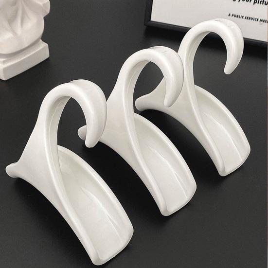 Hook No Punching Design Strong Load Bearing Hook Space-Saving Bag Hanging Hook for Home Bathroom