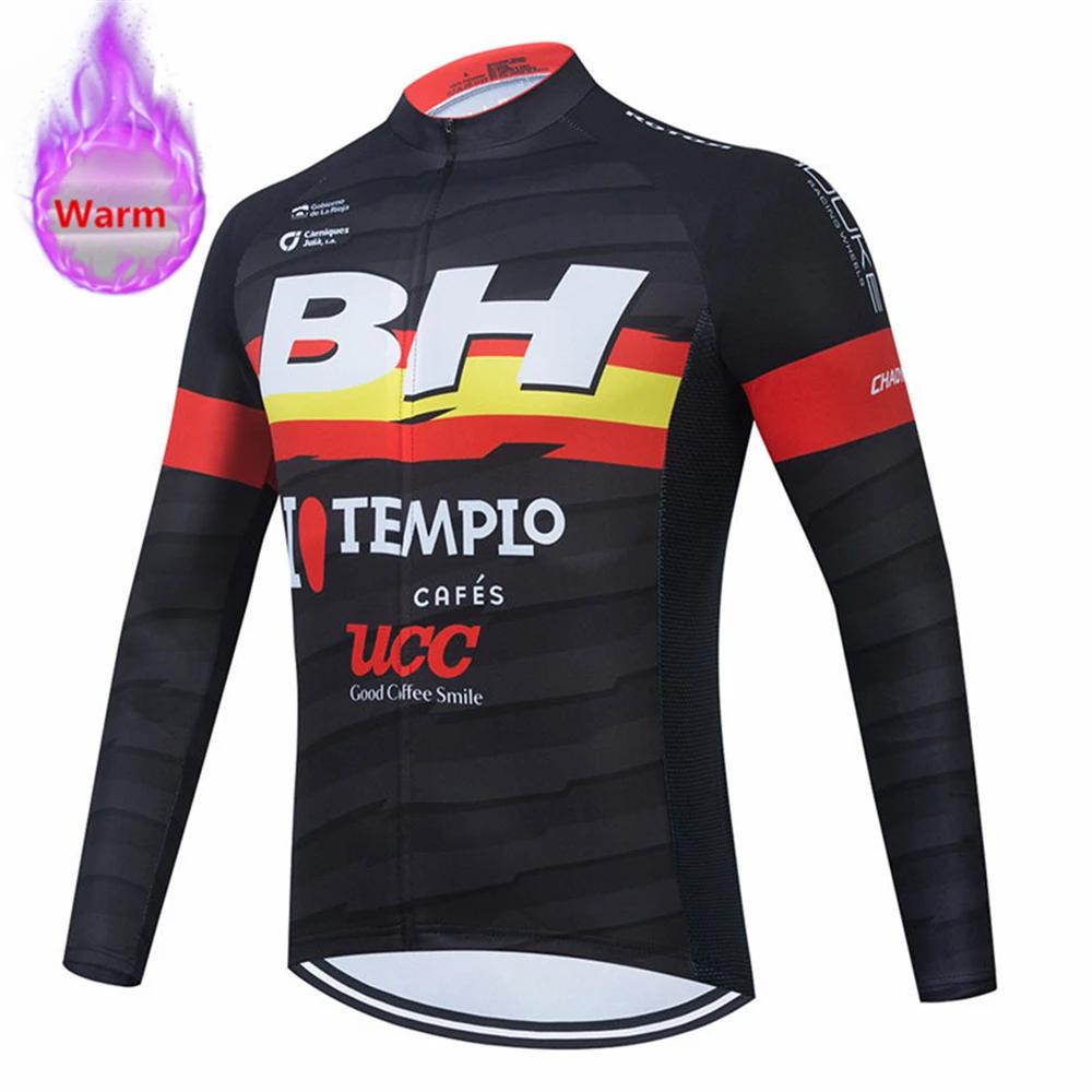 2026 Winter Fleece Cycling Jersey Set Mountian Bicycle Clothes Wear Ropa Ciclismo Racing BH Bike Clothing Maillot Ciclismo Hombre