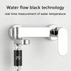Wasserhahn-Thermometer LED-Anzeige Wasserbetriebene Thermometer Tragbarer Wasserdichter Indikator für Sicheres Baden Wasserregelung
