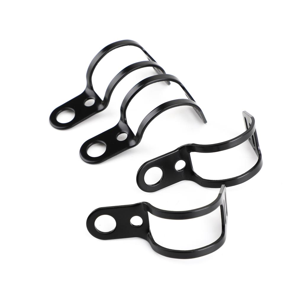 28mm-41mm Fork Black Headlight Mount Bracket Motorcycle Head Lamp Holder Adapter