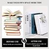 4/6/8pcs Clear Acrylic Display Stands - Modern Desktop Bookends for Home, Office & Retail Decor
