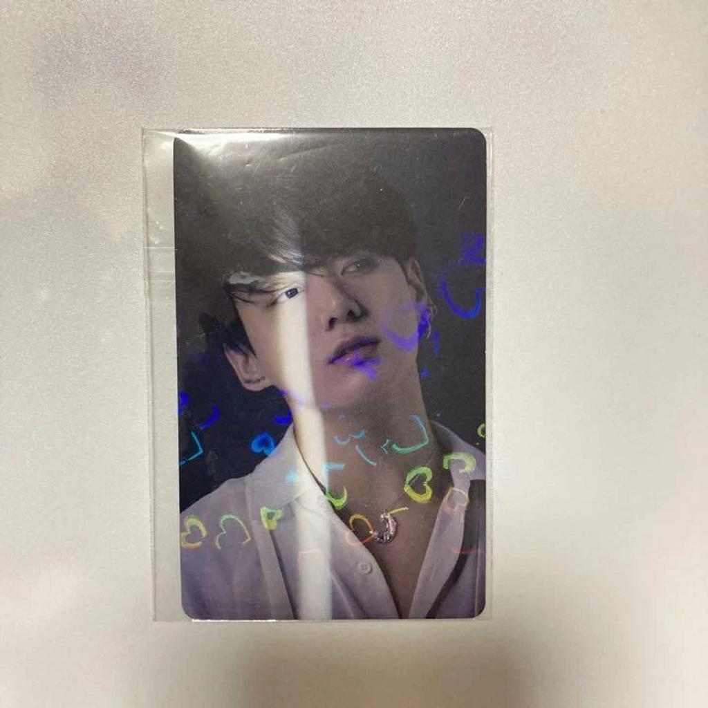 BTS Proof Japan FC Official Hologram Photocard V Jungkook Rm Jimin Jin Suga Hope