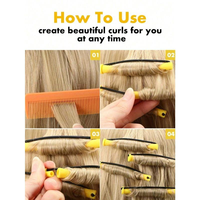 10pcs Perm Rods Set Create Natural Waves & Curls Hair Rollers Perfect For DIY Hairdressing & Styling Hair Tools, Hair Products For Barber Salon