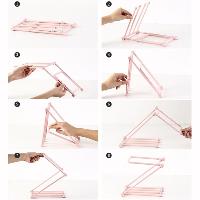 Hair Accessories Foldable Display Rack Multifunctional Women Headband Desktop Storage Rack Vertical Display Shelf Decors