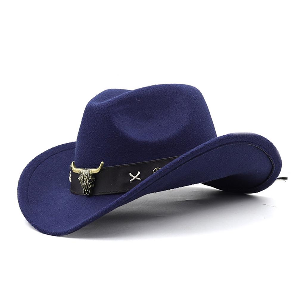 Funny Party Hats Cowgirl Hat Leathers Band Ladies Cowboy Hats for Womens Fedora Western Cowgirl Hat Vintage