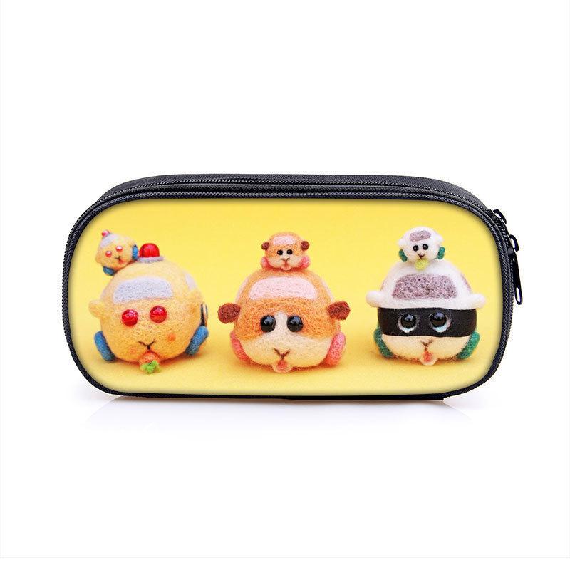 Pui Pui Kids Pencil Case With Nylon Material For School And Travel
