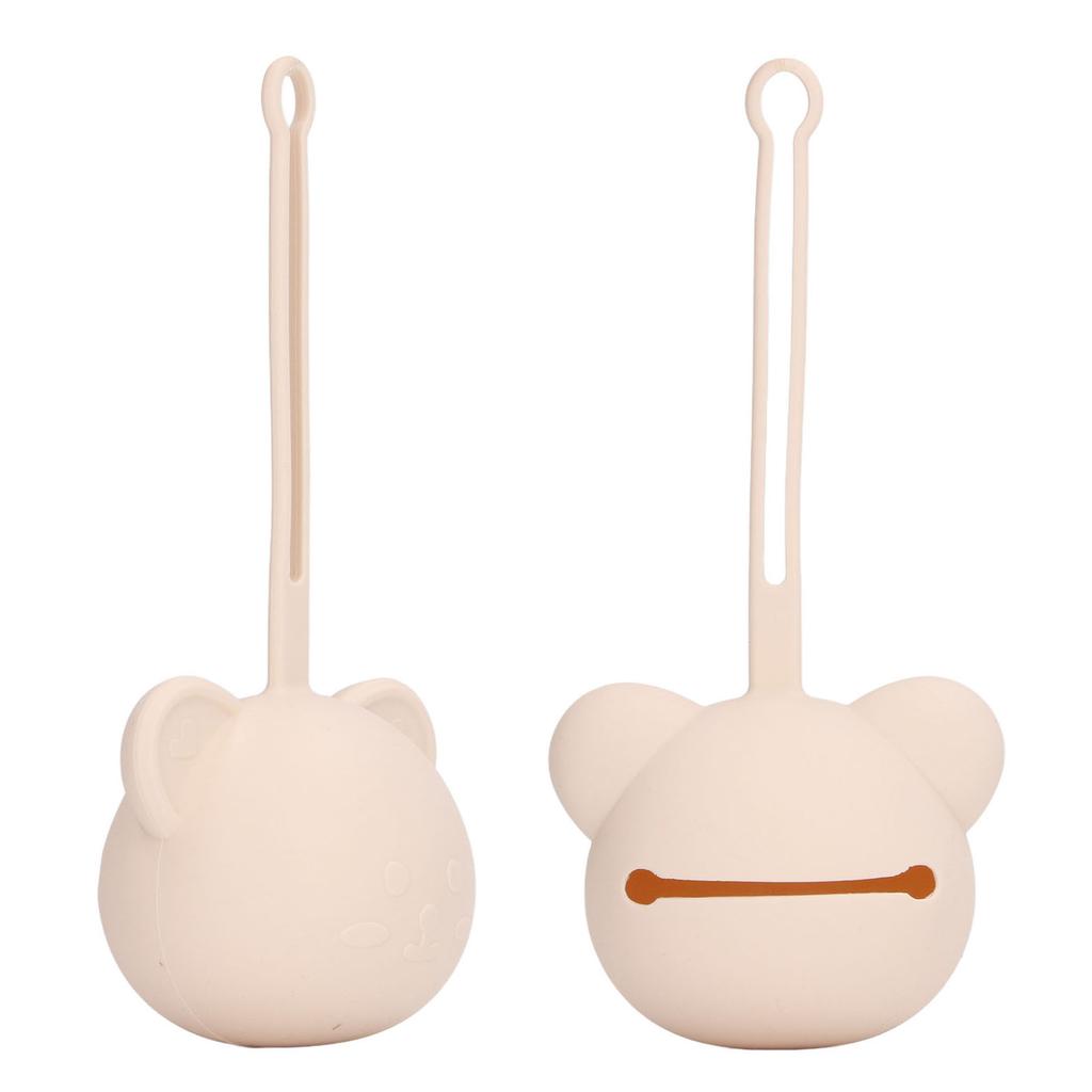 Silicone Pacifier Case Holder Travel Storage Pouch Accessories for Newborn Baby Boys Girls Bear Shape