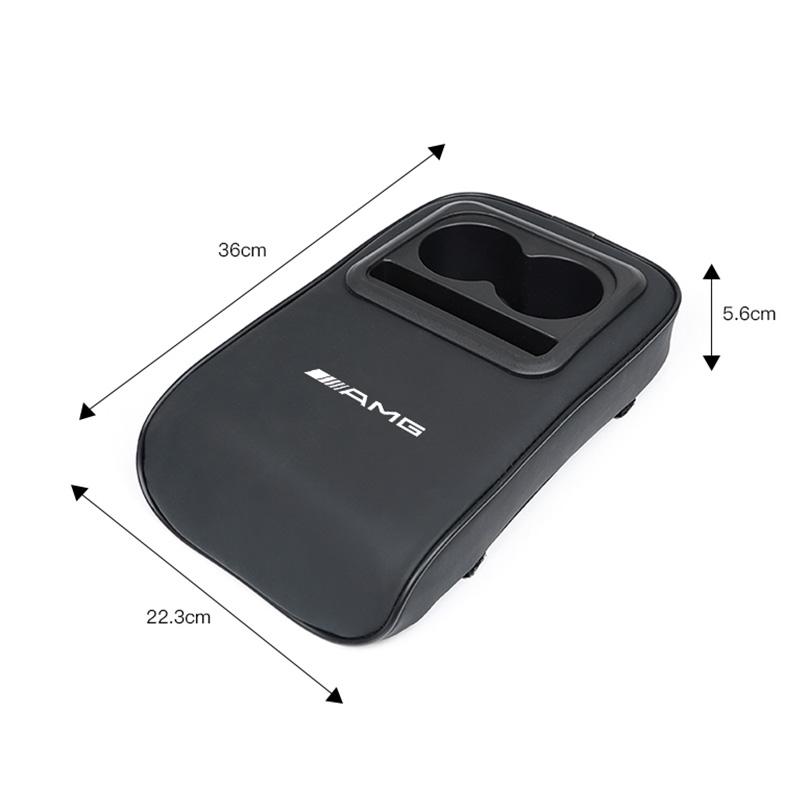 

Car Armrest Cushion 5.6cm Thick Memory Foam Pad Tire Valve Cap For Mercedes Benz AMG GLE GLS CLA CLE GLC CLS GLA W223 W213 W206