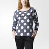 adidas Sudadera de cuello redondo deportiva Neo Casual para mujer sudadera Legendaria-Azul tinta CD2442