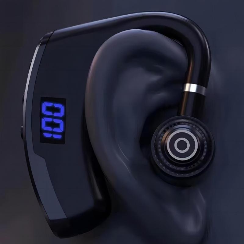 V9 Headset Kabelloser Kopfhörer mit digitaler Anzeige für Business-Anwendungen, Geräuschunterdrückung, Bluetooth-kompatibel 5.0 mit Mikrofon