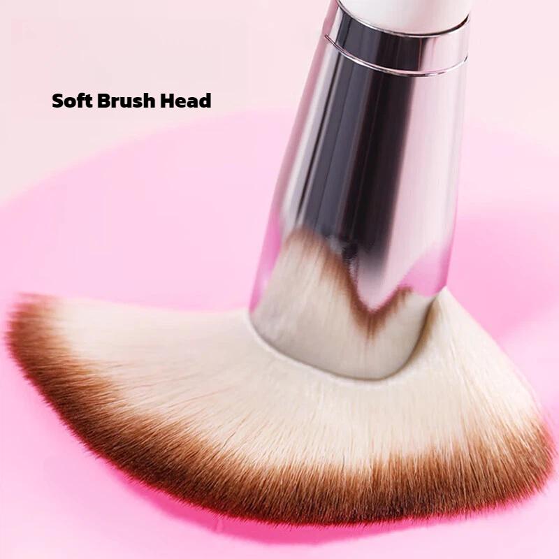 Chense Large Sickle-Shaped Contour Brush with Protective Case, Angled Shadow Brush, Facial Side Shadow, Single Pack