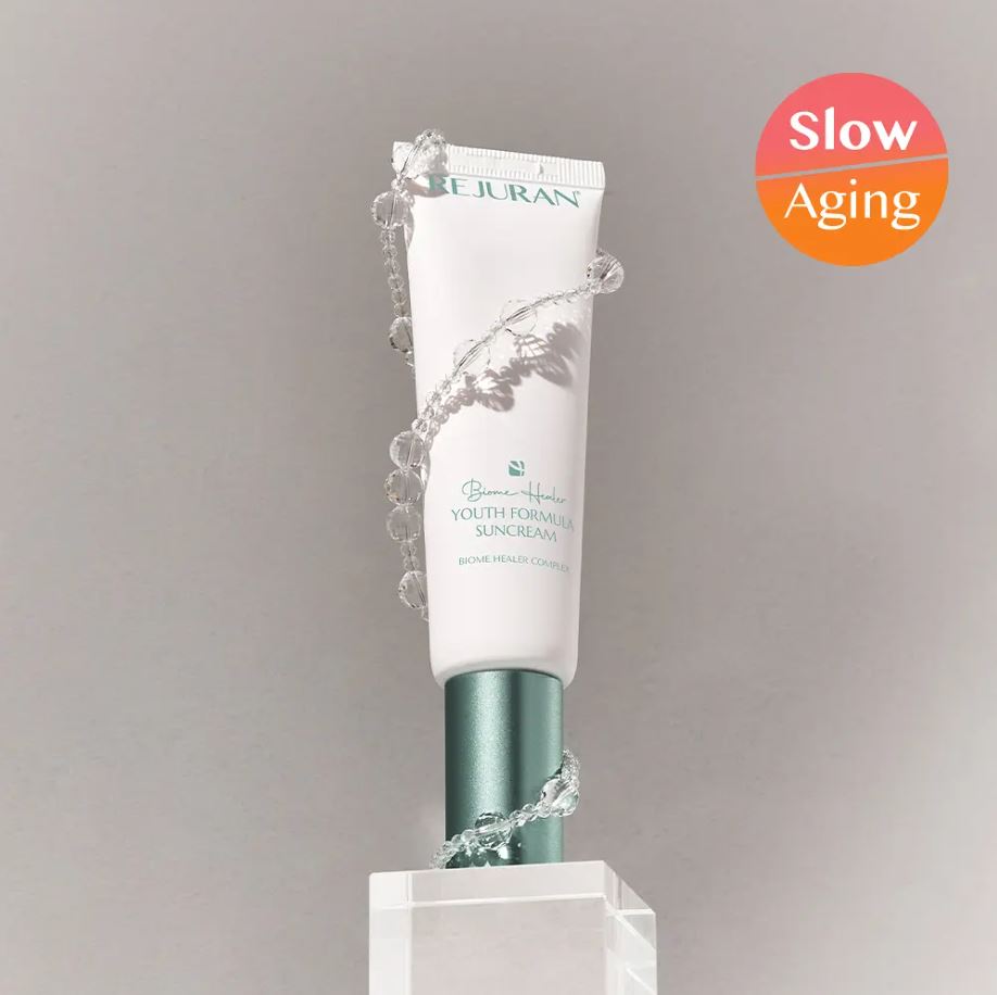 REJURAN Biome Healer Формула Молодости Солнцезащитный крем 50 мл — Увлажняющий солнцезащитный крем широкого спектра действия (SPF50 + PA ++++) 01EA