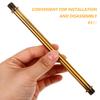2Pcs Wall Lamp Connecting Tube Replacement Part Metal Threaded Lighting Fixture Supply Lamp Rod Car Lights Hardware