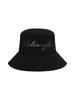 WIDEANGLE To Trim Point Ribbon Hat_Black