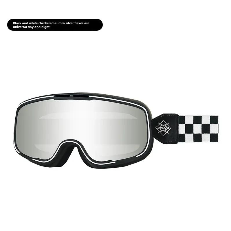 Gogle motocyklowe retro z powłoką przeciwmgielną, krótkowzroczność, okulary Harley, szyba przednia, pyłoszczelne, okulary Harley na każdą pogodę