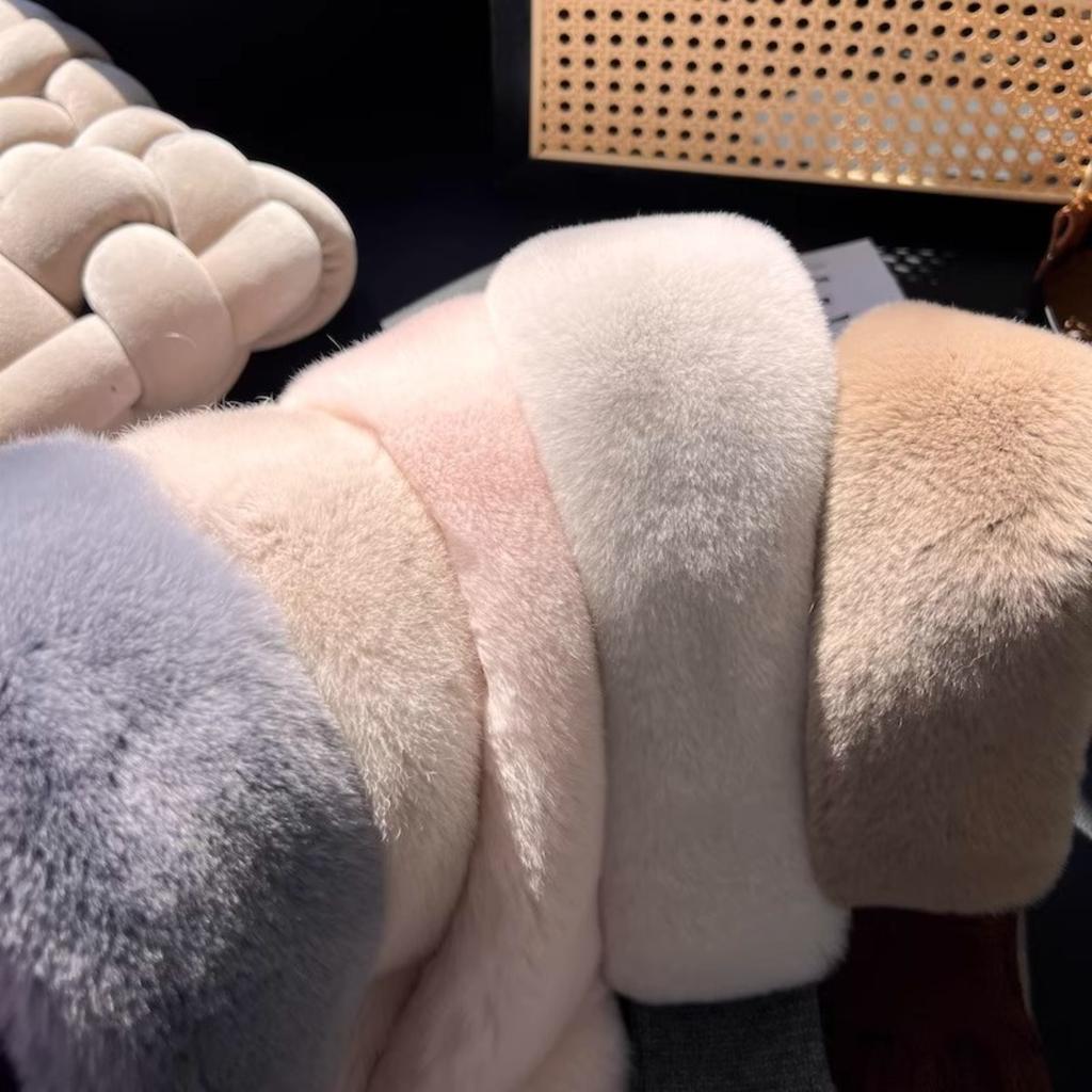 Fular Coadă de Pește, Femei, Pluș, Fular, Îngroșat, Rezistent la Vânt, Rezistent la Frig, Șal Cald, Cald