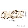60 Pieces Wooden Letters Wall Hanging We Do Table Decor Unfinished Signs Decoration Gifts Housing Supplies for Living Room
