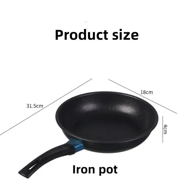 Antihaftpfanne Milchtopf Haushaltsküchentopf Multifunktionale Bratpfanne Schmortopf Ergänzende Bratpfanne Eierpfanne Spritzschutzpfanne