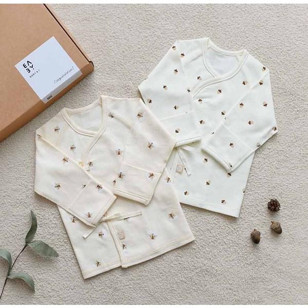 Baby&I Newborn Baby Gift Baby Jeogori + Swaddle Set, Korean Baby Products