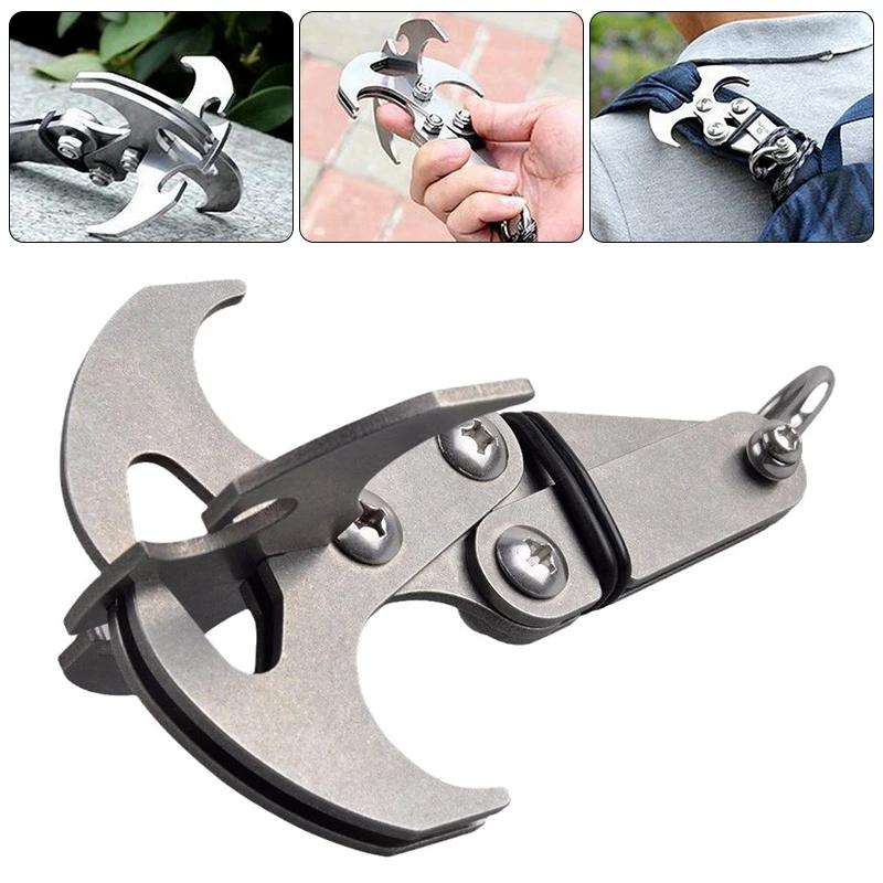 Multifunctional Pliers Mini Foldable Stainless Steel Knife Turtle Back Plers Pliers Keychain Camping EDC Tools Travel Kits