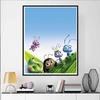 Disney 5D DIY Diamond Painting Bug Crisis Illustration Full Round Diamond Mosaic Cartoon Embroidery Art Painting for Home Decoration