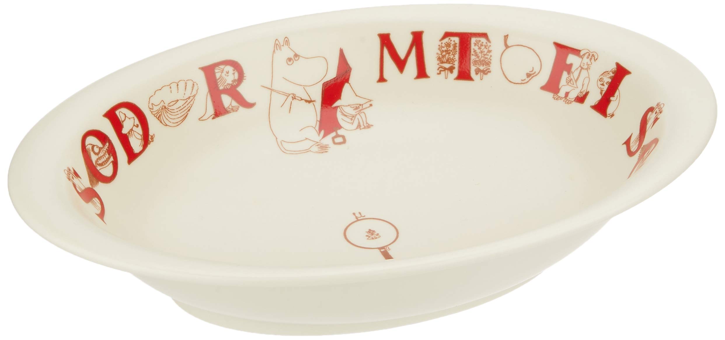 

MOOMIN Карри 14605 Жаростойкая тарелка, Журнал, Красный,