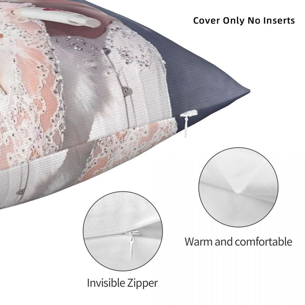 Singer Sabrina Carpenter Pillowcase Polyester Cushion Cover Decoration Pop Music Pillow Case Cover Home Drop Shipping 40*40Cm