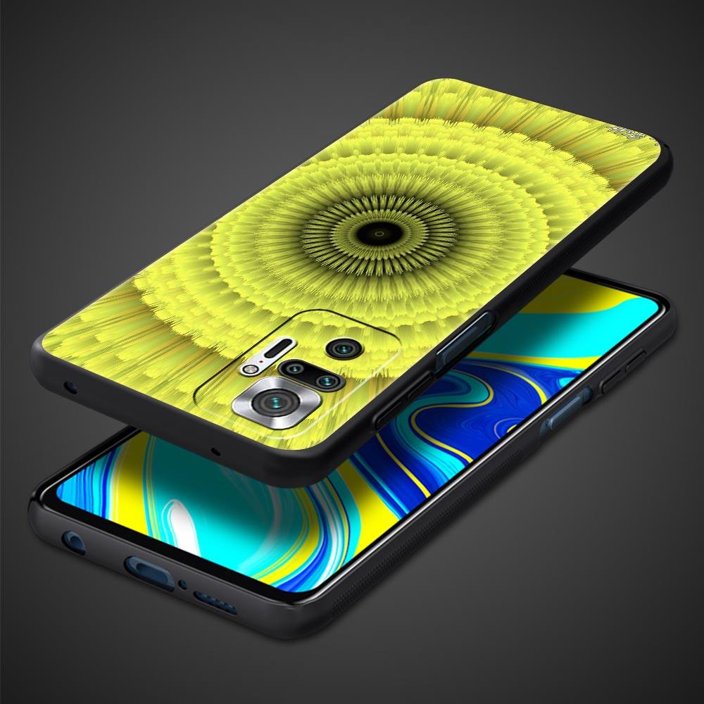 Retro Circular Totem Design Phone Case Cover for Redmi 14C 10C Note 15 14 13 12 10 11 K40 Pro Plus 5G Shockproof Soft TPU Shell