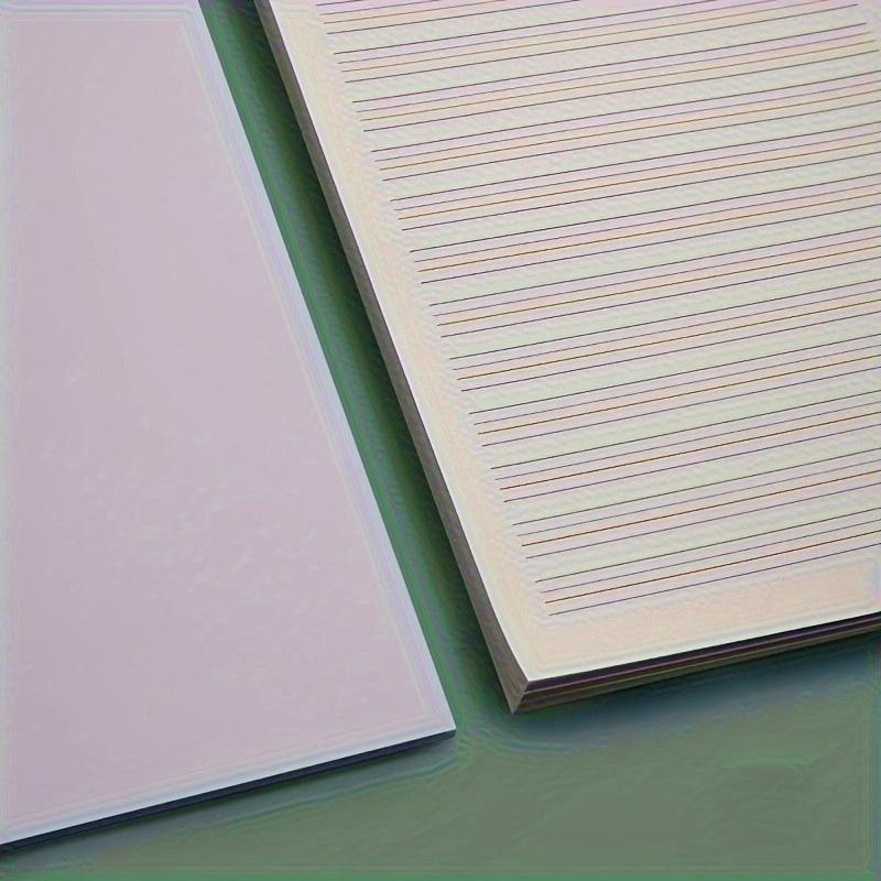 Angielski Zeszyt do Ćwiczeń, Cienka Czteroliniowa Siatka, Angielski Zeszyt do Ćwiczeń, 50 Kartek, Pogrubiony Papier Brudnopisowy