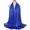 Fashion new plain malaysia satin silk hijab scarf solid color long muslim scarves headscarf turban muslim shawl female