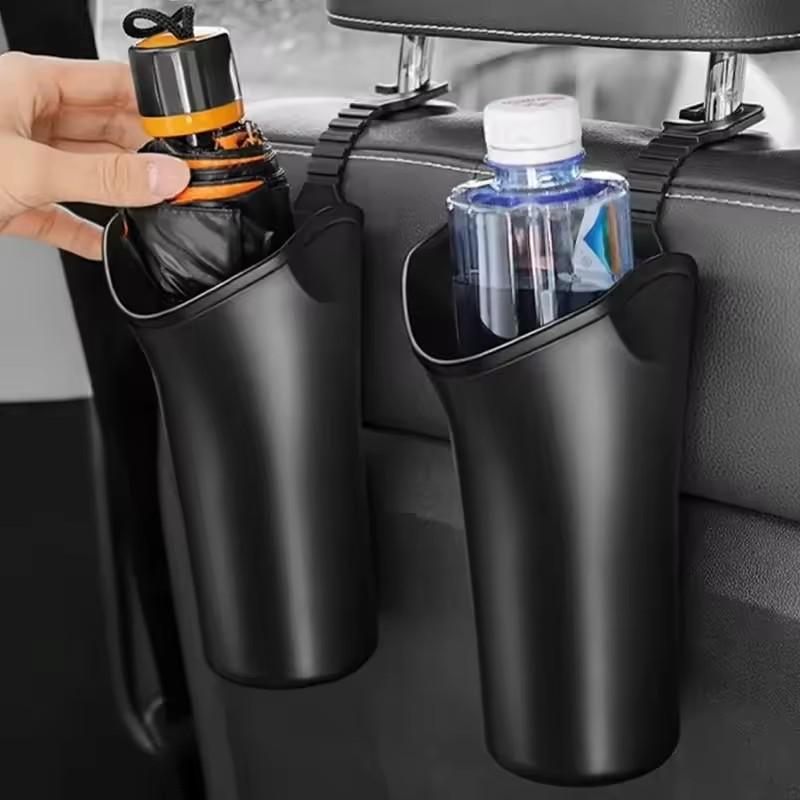Car Umbrella Holder Trash Can Hanging Door Organizer Rear Seat Storage Bag for Wet Umbrella & Waste Waterproof Car Accessories