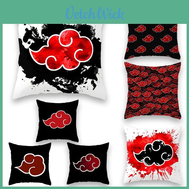 Luxurious Anime Naruto Cushion Cover With Cartoon Logo For Stylish Home Decor