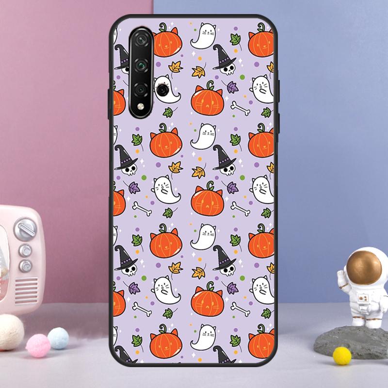 

Хэллоуин Тыква Ужасы Для Huawei Nova 11 Pro 9 10 SE Y60 Y70 Y90 Y61 Y91 Y73 Y72 12i 11i 8i P20 P40 P30 Lite Чехол Nova 10 SE