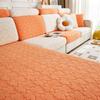 Flowers Jacquard Sofa Seat Cover All-Inclusive Non-Slip Sectional Couch Cushion Slipcovers Elastic Fleece Settee Cover Protector