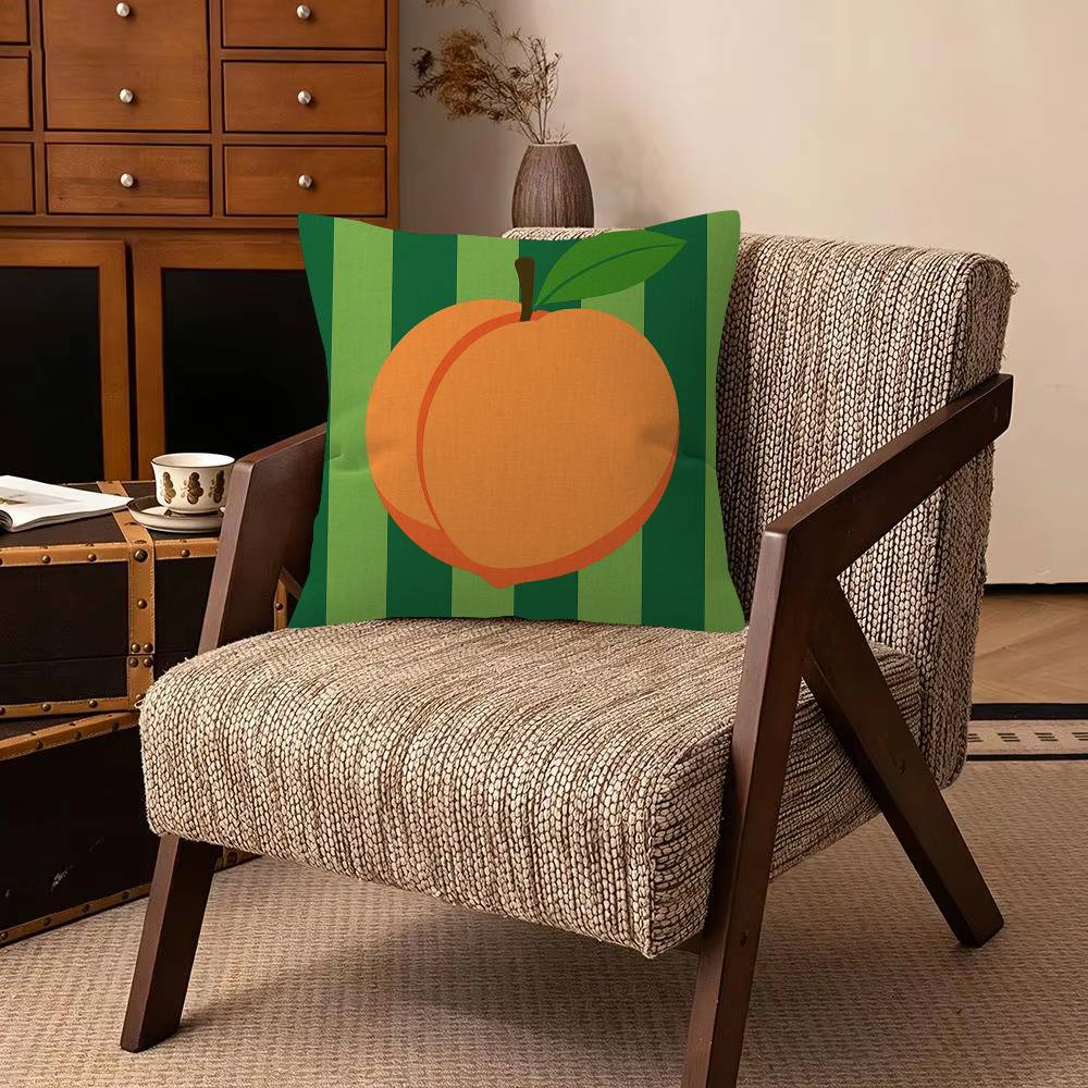 Cute Anime Fruit   Cushion Cover Pillowcase Upholstery Sofa Throw Pillow Home Decor Pillowcas