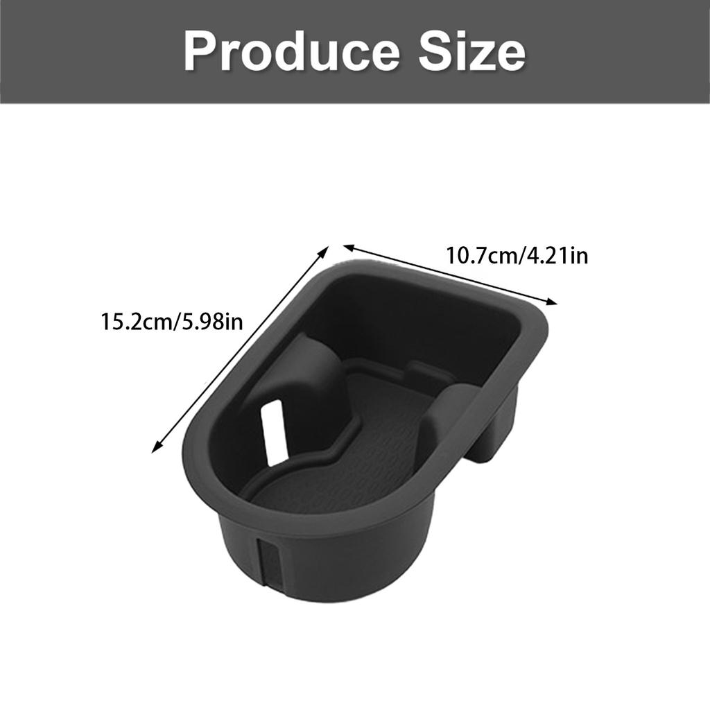 Auto Accessory for AITO M9 2024 Car Water Cup Holder Insert Easy Installation Center Console Cup Holder Insert Anti Slip