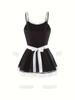 Porno Women Sexy Lingerie Maid Dress Uniform Anime Cosplay Costumes Servant Apron With Panties set Lolita Exotic Clothing