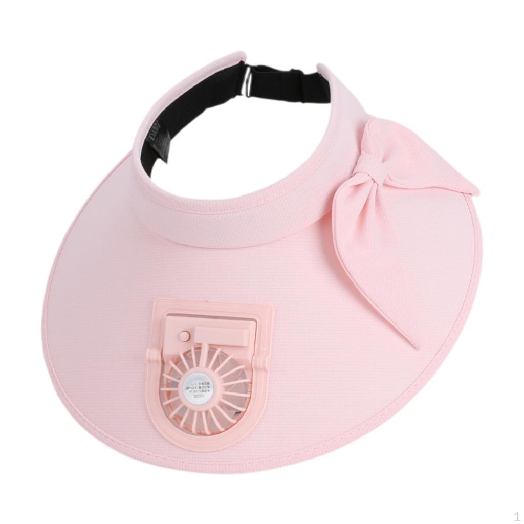 Adjustable Fan Visor for Men And Women in Outdoor Settings
