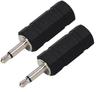 Stereo Mini Jack Mono Mini Plug Conversion Plug 3.5mm (Female) 3.5mm (Male) (2 Pieces) PLG-N7-2P