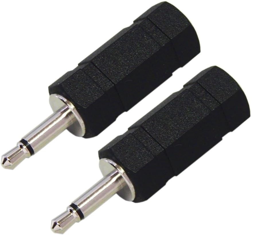 Stereo Mini Jack Mono Mini Plug Conversion Plug 3.5mm (Female) 3.5mm (Male) (2 Pieces) PLG-N7-2P