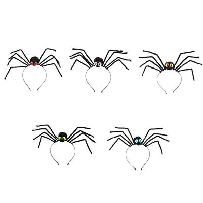 Spider Headband Halloween Goth Headband Halloween Tiara Hair Hoop Photo Shoot Hairbands Women Gothic Hair Accessories