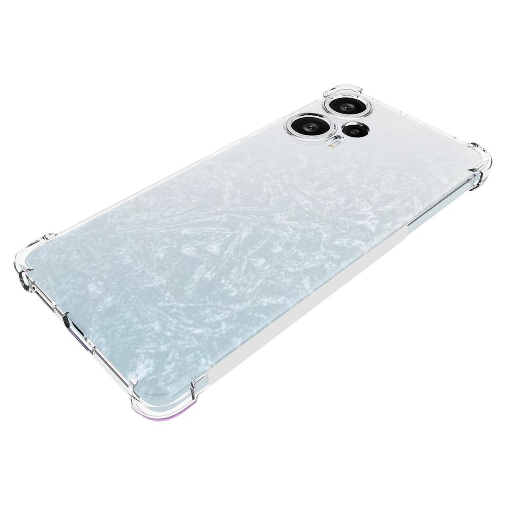 Für Xiaomi Redmi Note 12 Turbo/Poco F5 5G Rutschfeste Handyhülle Sturzsichere Klare TPU-Hülle