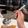 8pcs Stainless Steel Hammering Spoon Set - Suitable for Soup, Catering And Kitchen Use