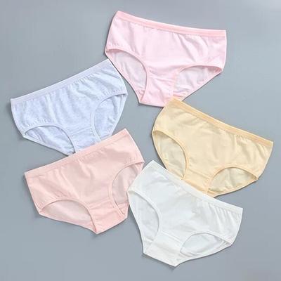 Teens Teenage Panties Kids Underwear Children Cotton Brifes 8-16Y