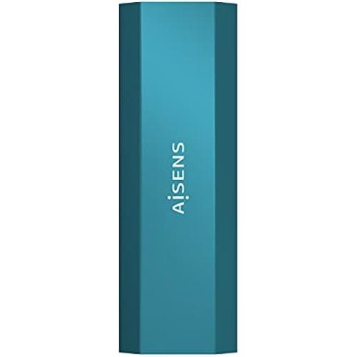 AISENS - ASM2-019BLU - Boîtier externe pour M.2 SSD SATA/NVME A USB3.2 GEN2, Bleu