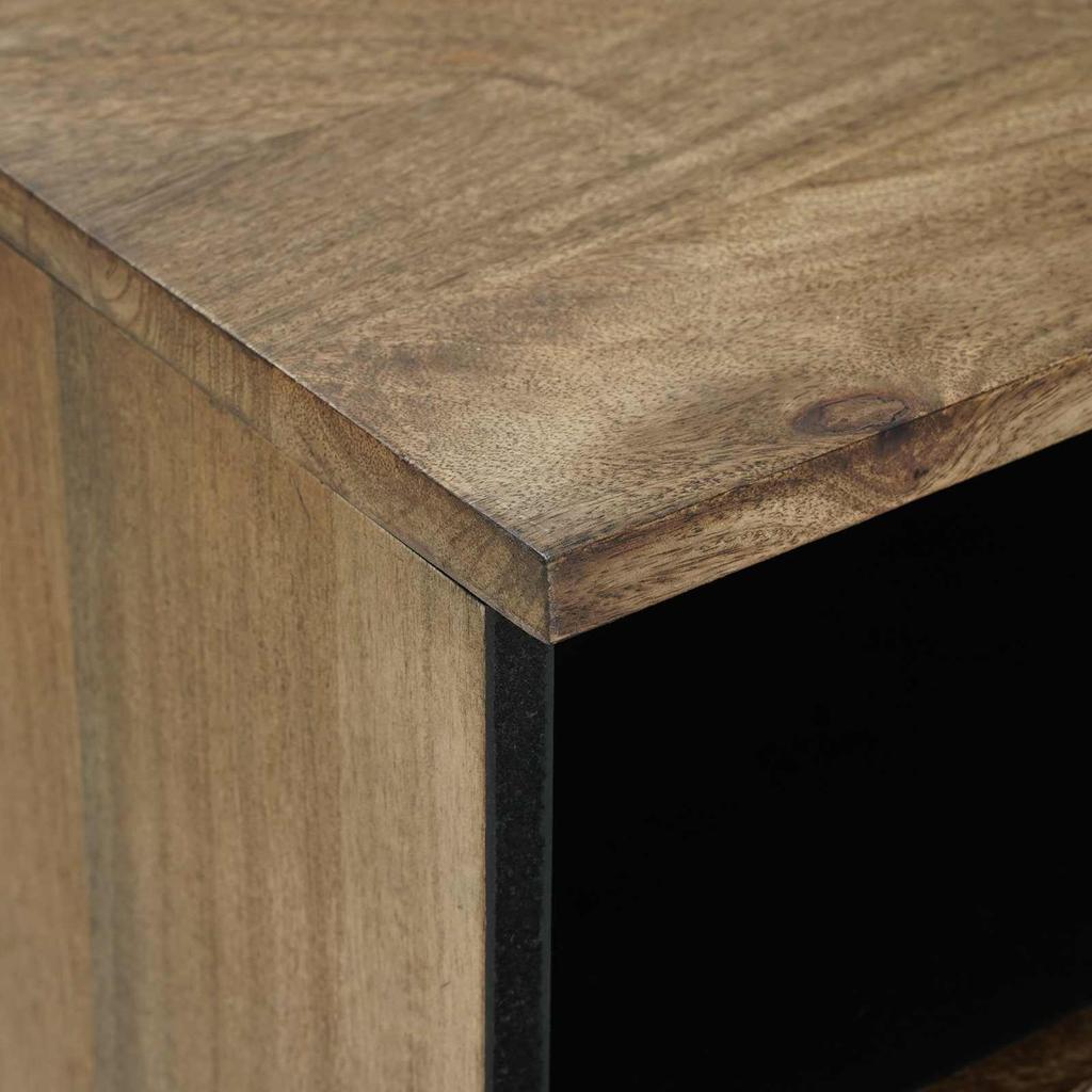 TV Cabinet Brown 80 x 33 x 46 cm Solid Mango Wood