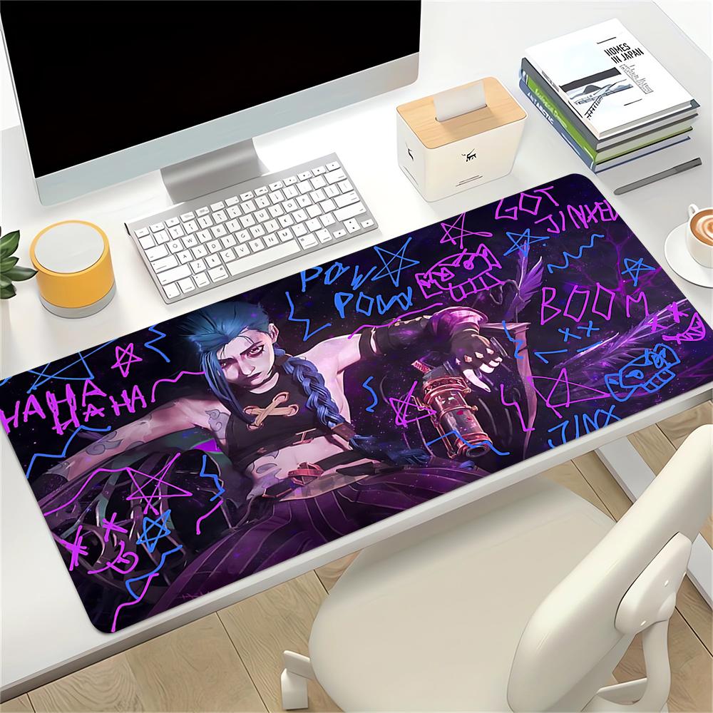 Dark Fantasy Warrior Large Gaming Mouse Pad Nonslip Rubber Base Waterproof Desk Mat For Office Pc Laptop
