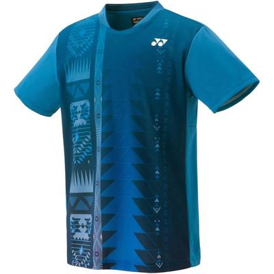 Game Shirt Uni Game Shirt 10609 Teal Blue L [Yonex] (Fit Style) (817)