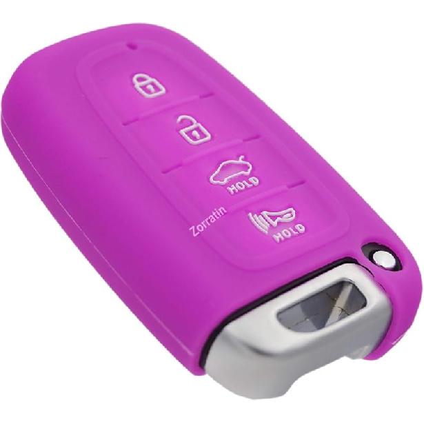 Remote Key Fob Cover for Hyundai Azera Elantra Equus Genesis Sonata and Kia Soul Sportage Sorento Optima Forte Rio