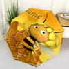 Custom Name Maya the bee Theme Automatic Umbrella, Lightweight & Portable, 8 Rib, Perfect for Outdoor Travel, Birthdays, Christmas, Gifts.